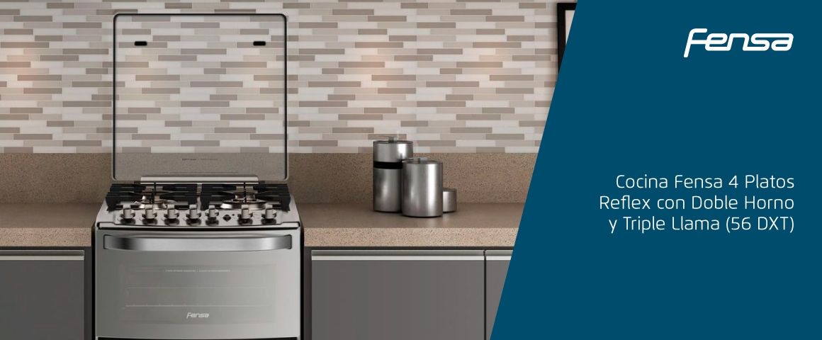 Cocina Fensa doble horno 56 DXT