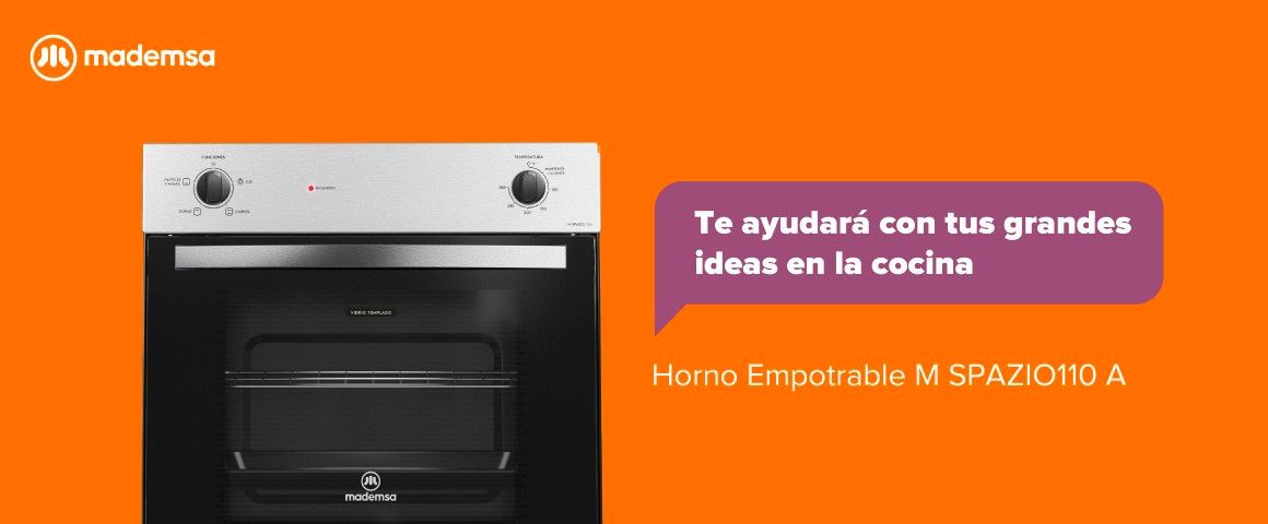 Horno Empotrable M SPAZIO110 A. Te ayudará con tus grandes ideas en la cocina