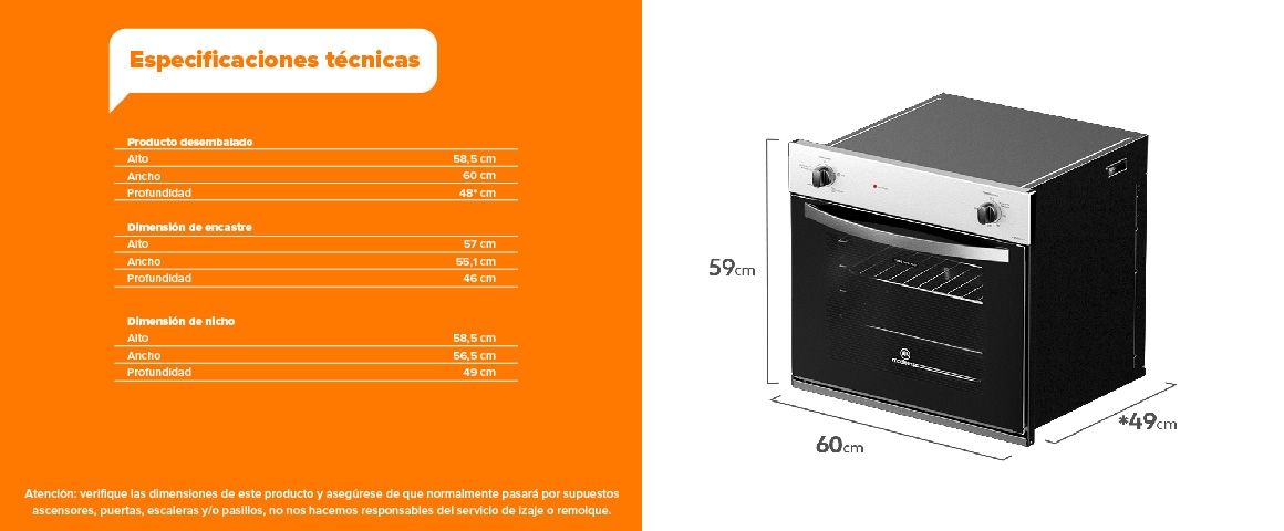 Especificaciones técnicas