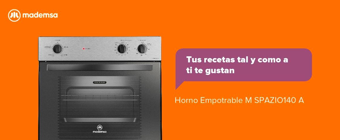 Horno Empotrable M SPAZIO 140A. Tus recetas tal y como a ti te gustan