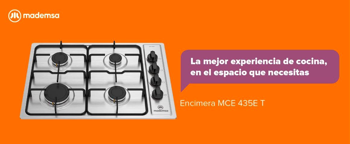 Encimera MCE 435E T. La mejor experiencia de cocina, en el espacio que necesitas