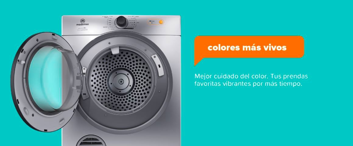 Colores más vivos. Mejor cuidado del color. Tus prendas favoritas vibrantes por más tiempo.
