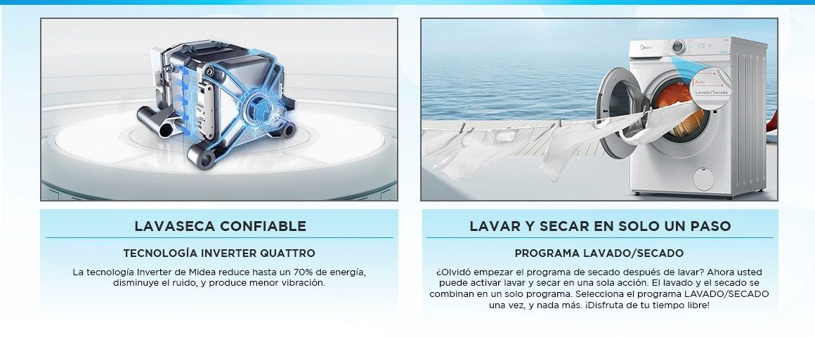 Lavadora Secadora Midea