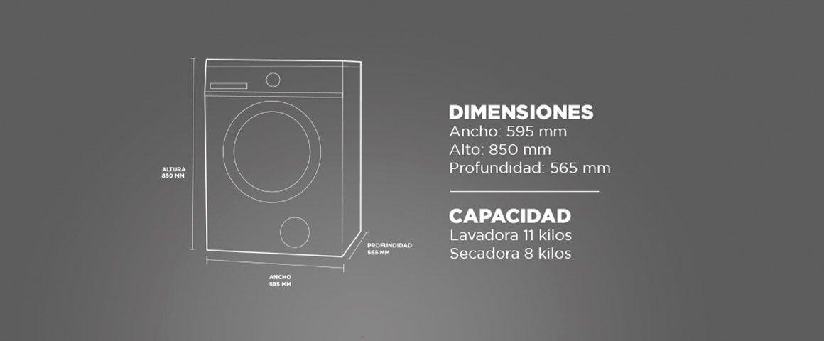 Lavadora Secadora Midea