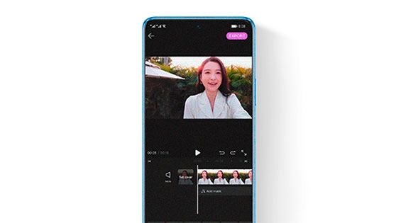 HUAWEI nova 9 SE con petal clip edición de video