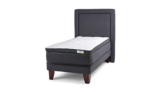 CAMA EUROPEA HYBRIDA 1.5 PLAZAS PLUS + RESPALDO