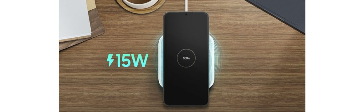 Samsung Cargador inalámbrico súper rápido, 15 W, EP-P2400TBEGWW