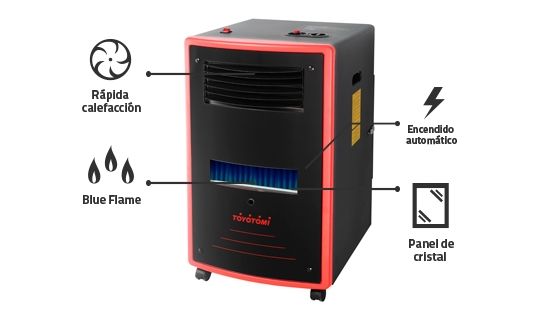 Estufa a gas blue flame