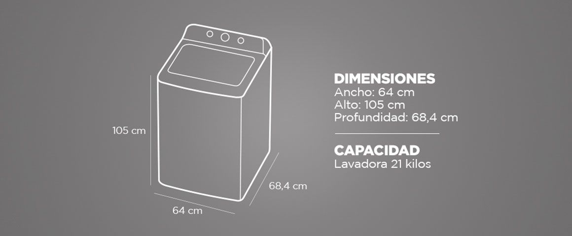Lavadora Midea