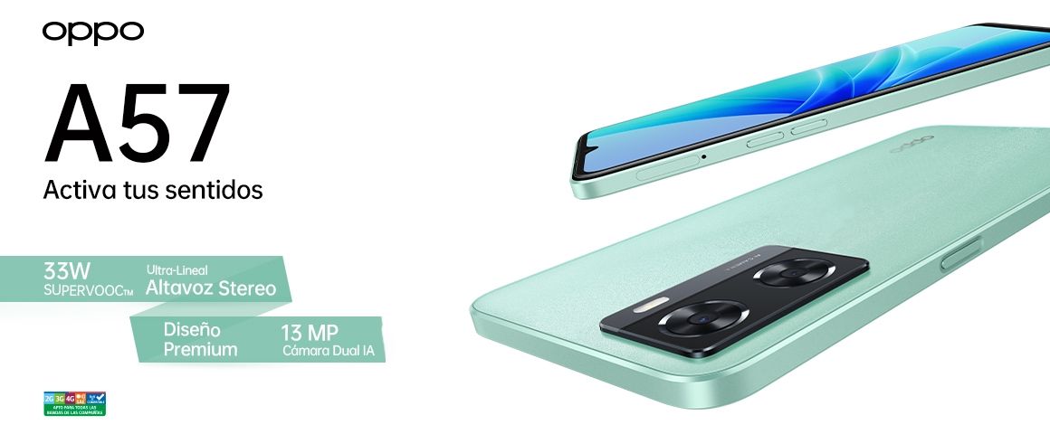 OPPO A57 Activa tus sentidos