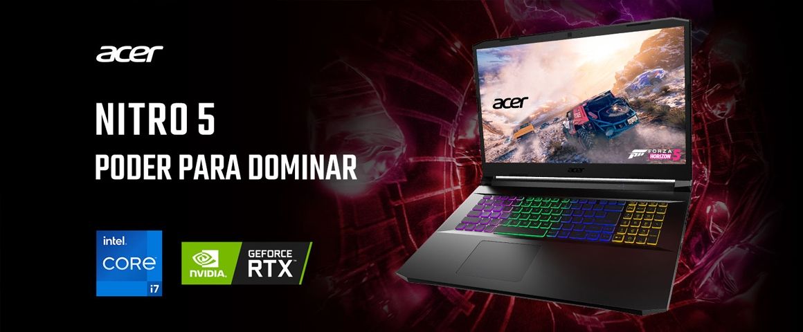 Notebook Gamer Nitro 5 RGB