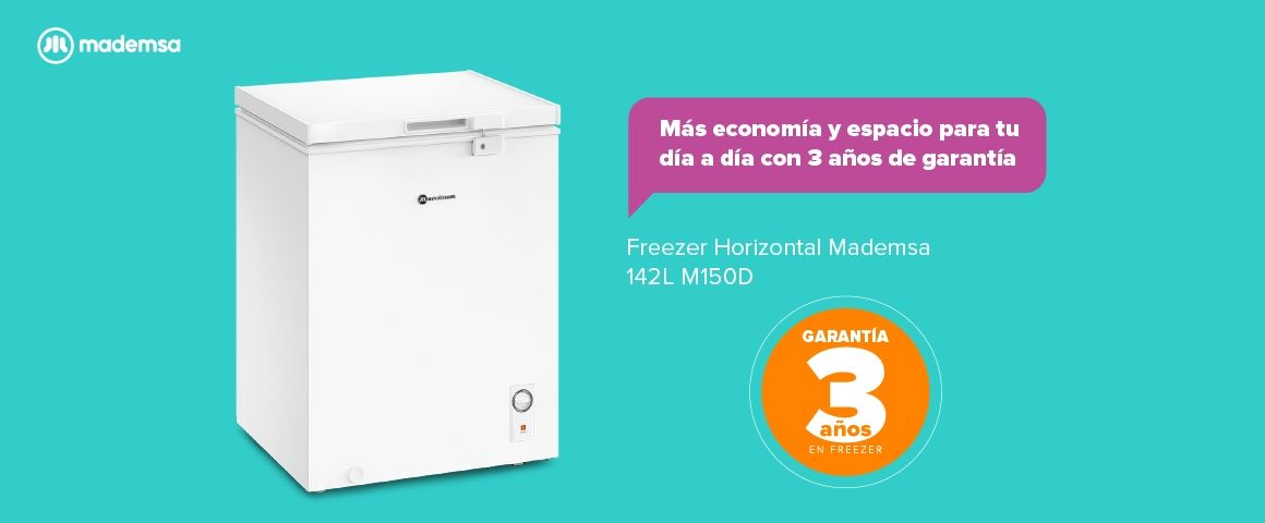 Freezer Horizontal Mademsa M150D 142 Litros Dual