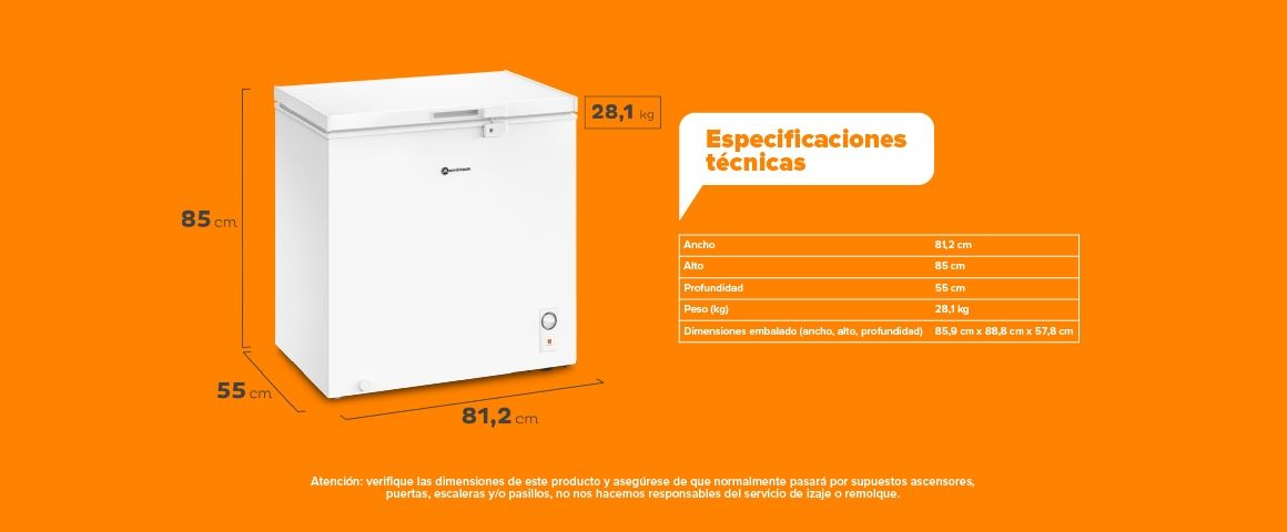 Especificaciones tecnicas