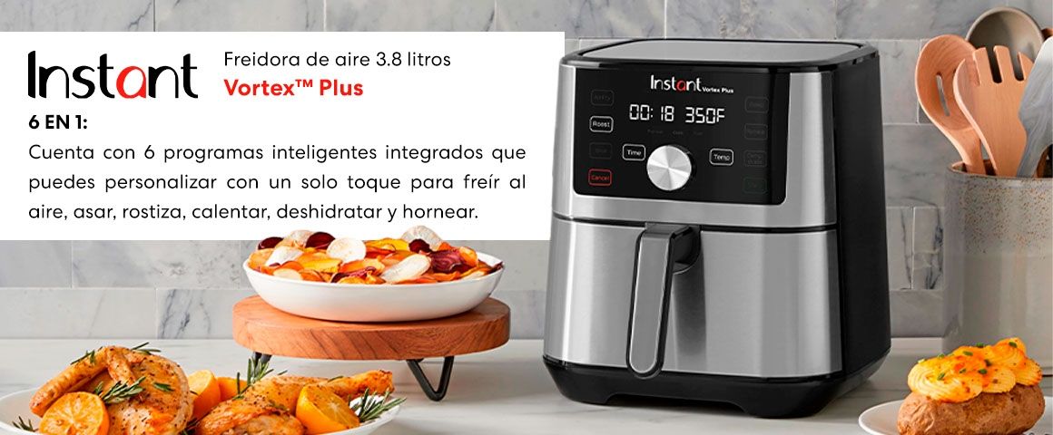 Vortex Plus acero Inoxidable de 3.8 litros