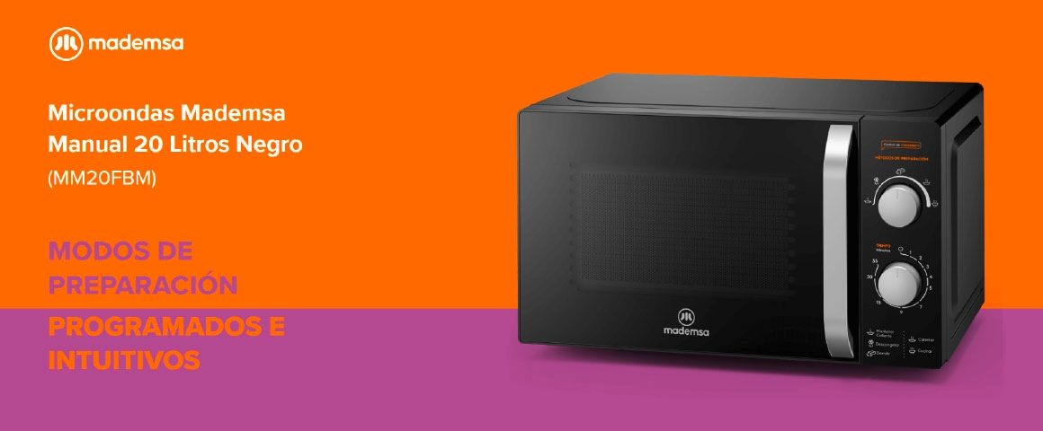 Microondas Mademsa MM20FBM
