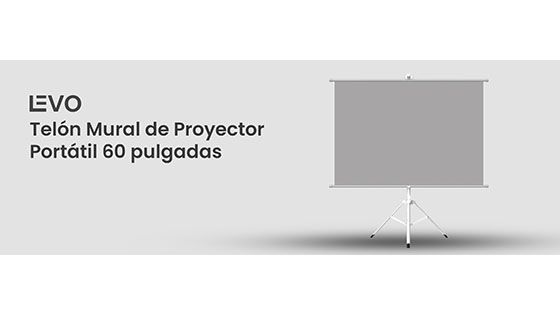 LEVO Telón Mural de Proyector Portátil 60 pulgadas