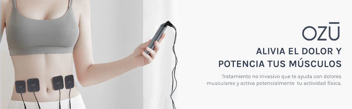 Electro estimulador 3 en 1 Tens EMS Fitness Ozu
