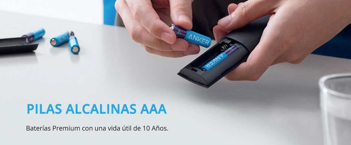 Pack Pilas alcalinas de alta duración AA