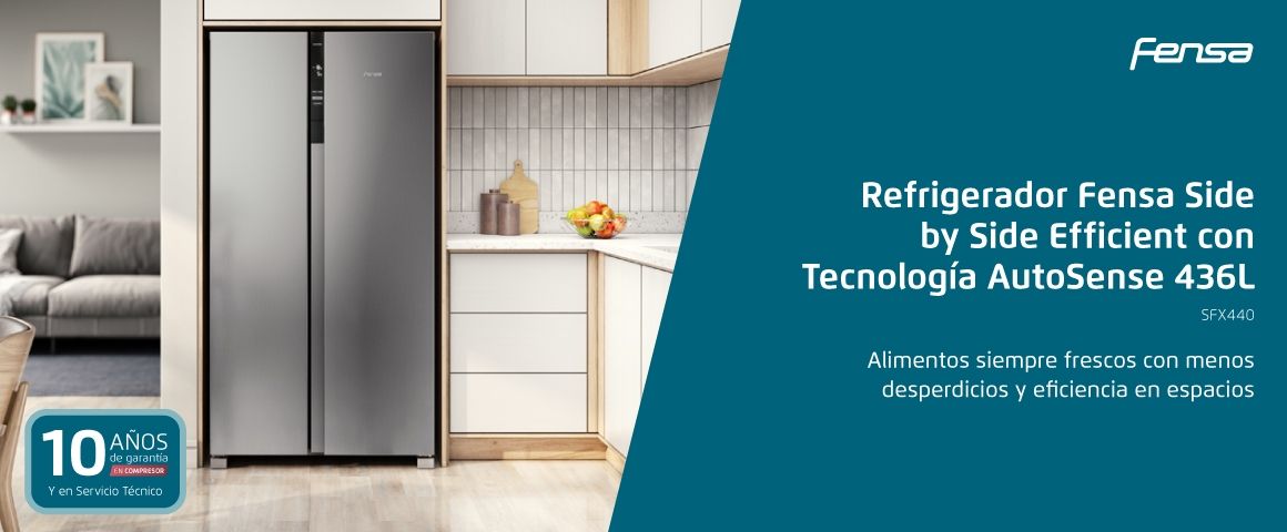 Refrigerador Fensa Side by Side SFX 440 - 436L 