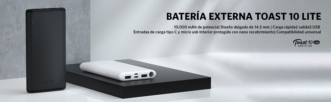 BATERÍA EXTERNA TOAST 10 LITE