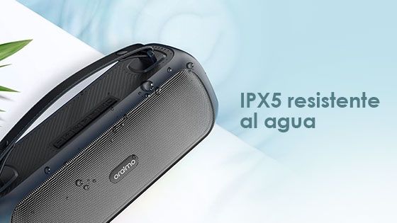 IPX5 RESISTENTE AL AGUA