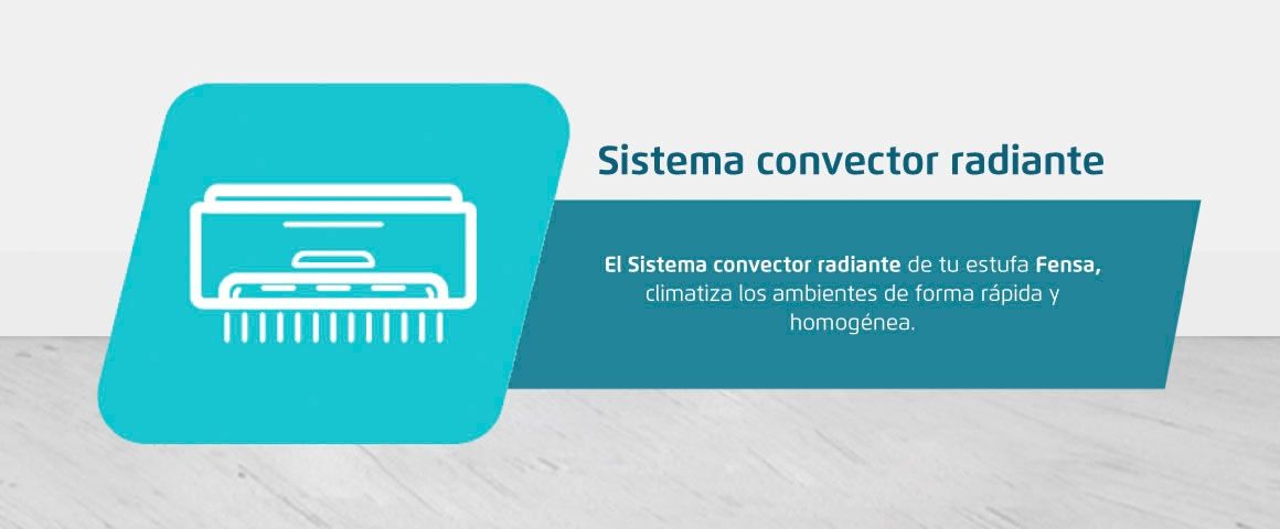 Sistema de convector radiante