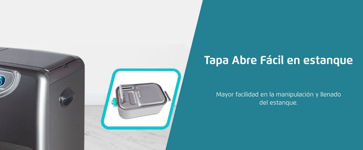 Tapa abre facil en estanque
