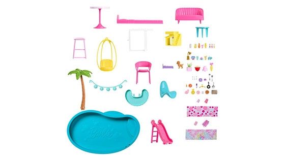 Barbie Nueva Casa de los Sueños Más de 75 piezas