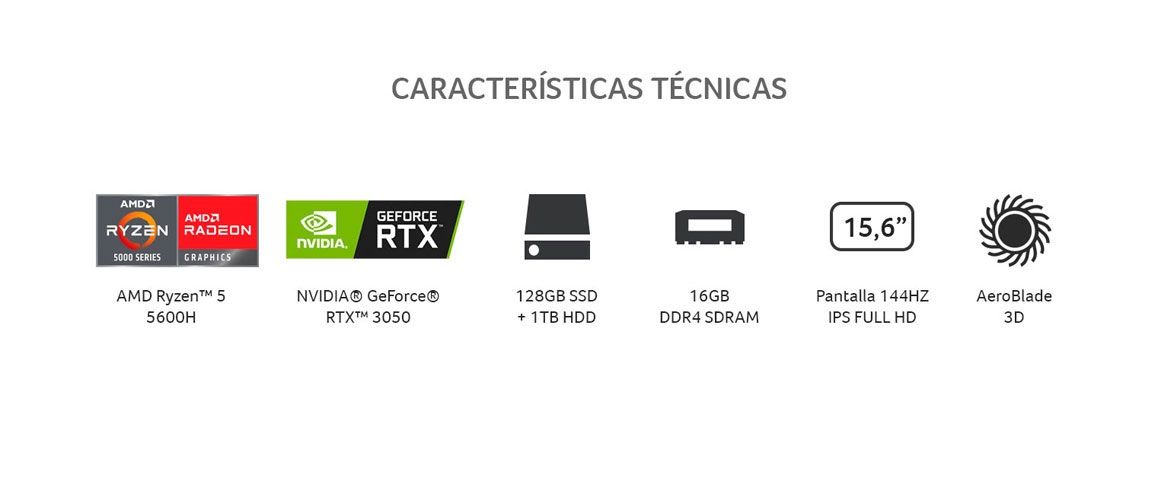 Nitro 5 especificaciones