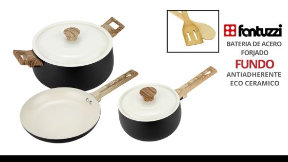 Bateria 7 Pcs Negra Biela
