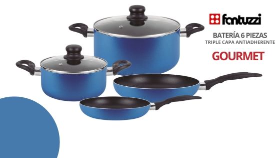 Bateria Gourmet Azul