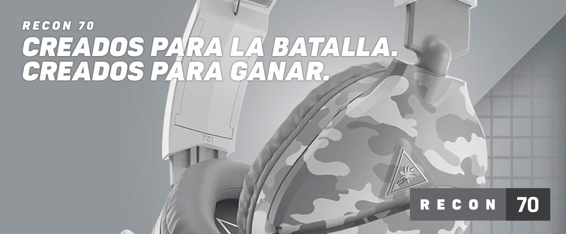 AUDIFONOS TURTLE BEACH RECON 70 ARTIC CAMO