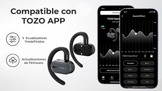 Compatible con la aplicación de TOZO