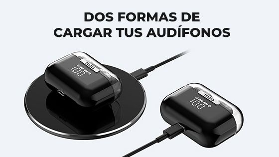 Carga tus audífonos de forma simple