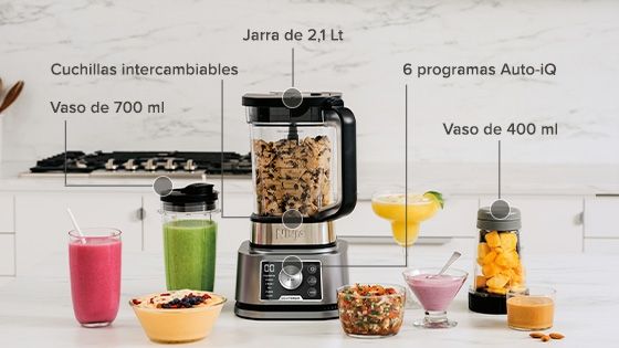 Incluye todos los accesorios necesarios para preparar tus recetas