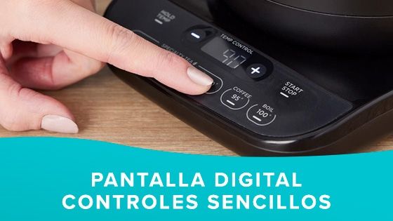 6 temperaturas preestablecidas