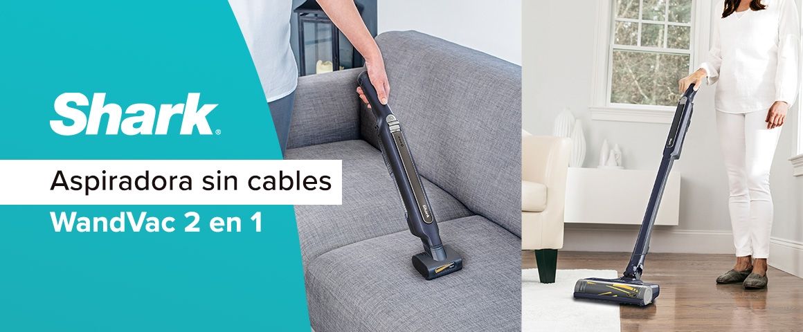 Aspiradora vertical sin cable Shark WandVac 2 en 1