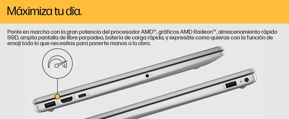 Notebook HP 15-fc0022la - Potencia