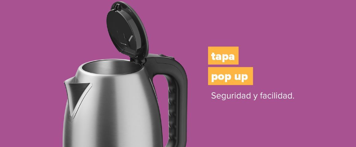 Tapa pop up. Seguridad y facilidad.