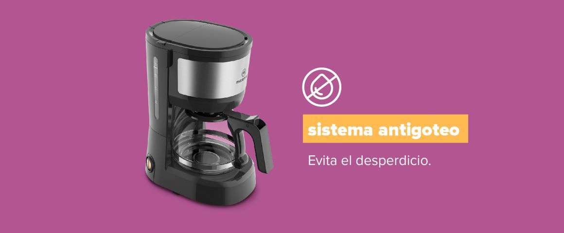 Sistema antigoteo. Evita el desperdicio.