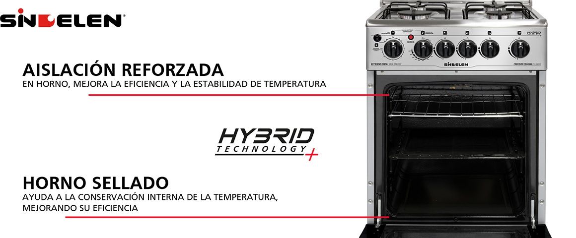 COCINA HIBRIDA CH-540NI SINDELEN