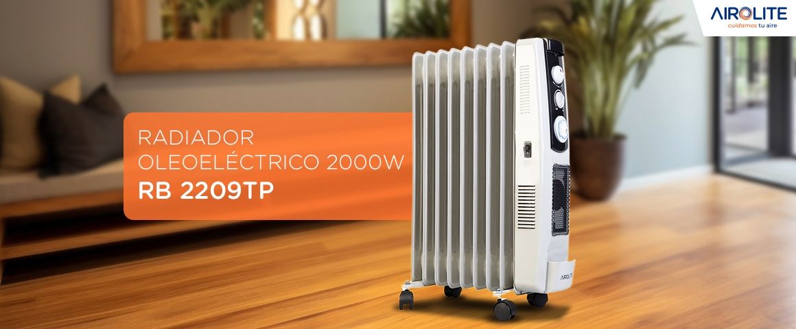RADIADOR OLEOELECTRICO 2000W RB2209TP