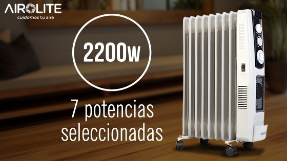 RADIADOR OLEOELECTRICO 2000W RB2209TP