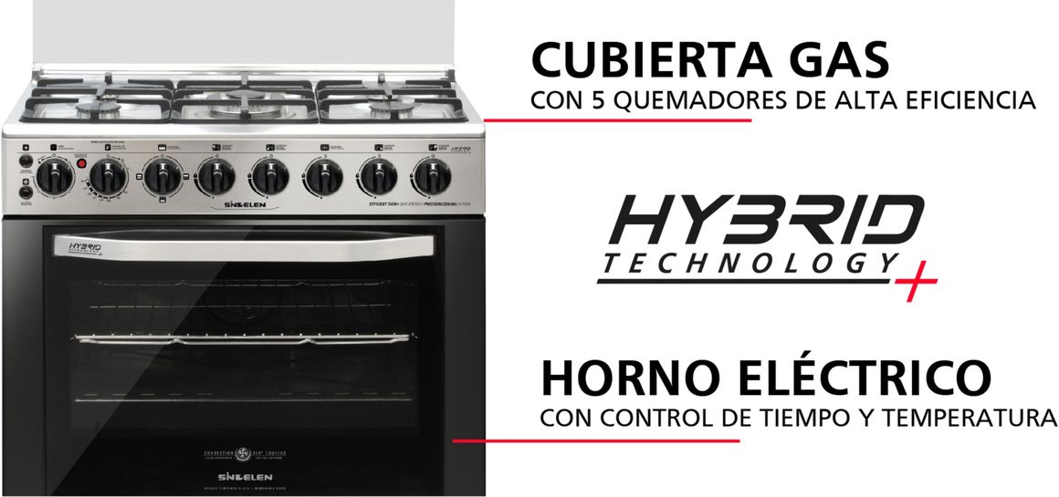 COCINA HIBRIDA CH-740NI SINDELEN