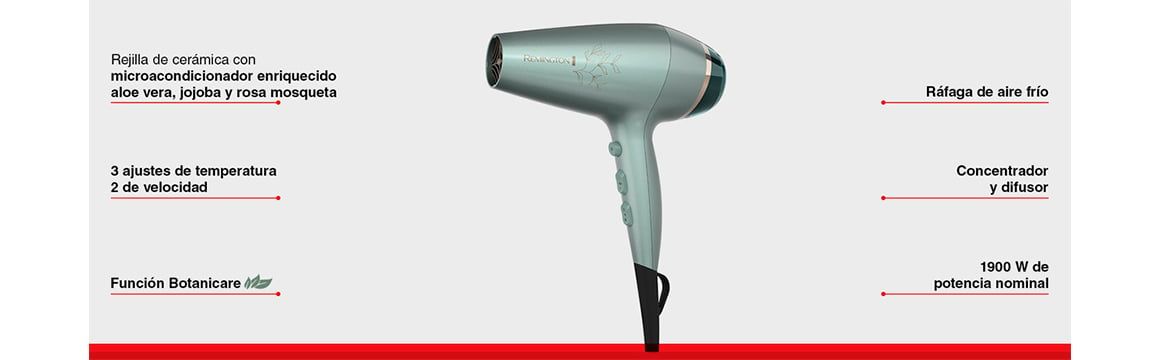 Secador de pelo Remington