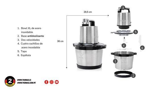 Picadora Stahl Pro XL TH-9050i