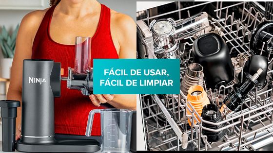 Fácil de usar y fácil de limpiar