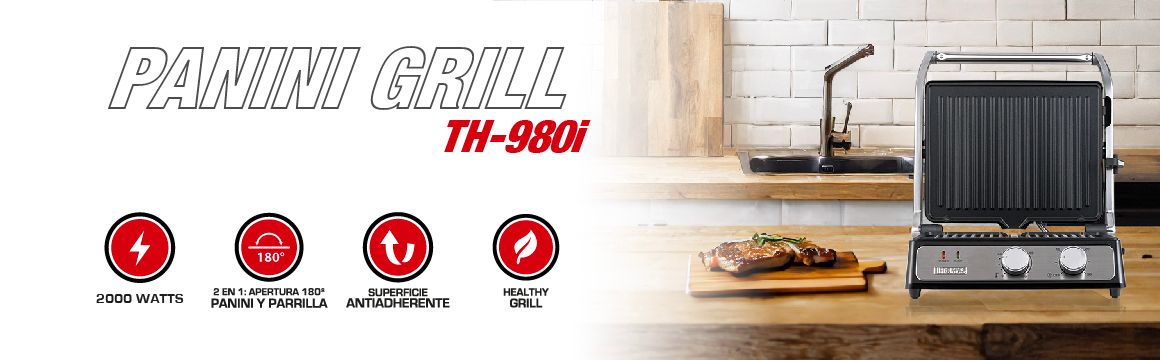 Panini Grill 2 en 1 TH-980i