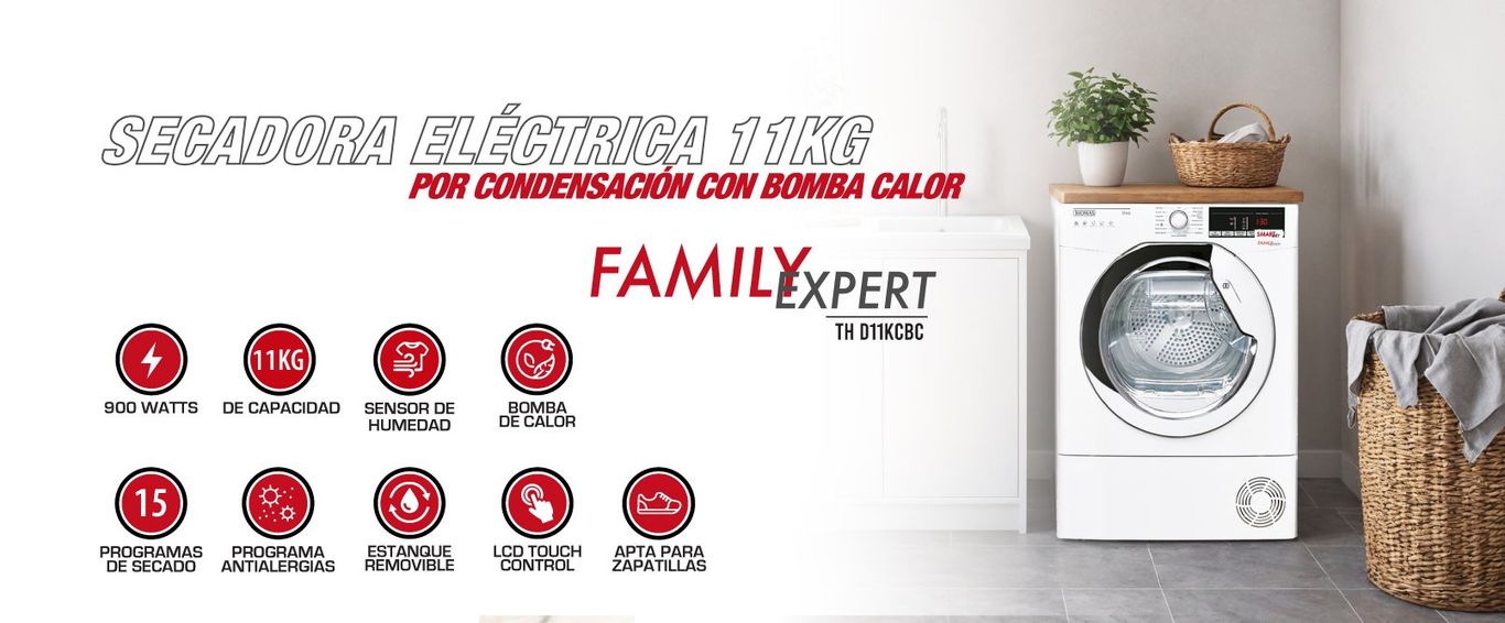 Secadora Eléctrica 11 Kg por Condensación con Bomba de Calor