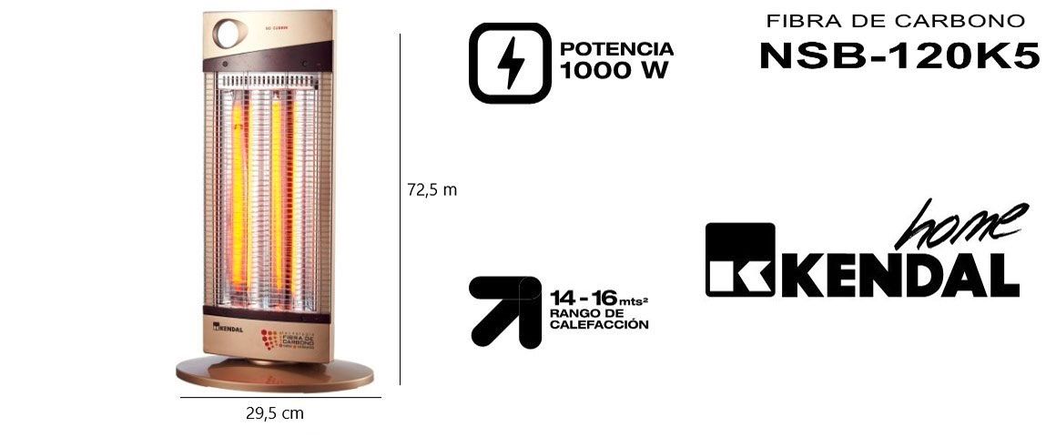 Estufa Fibra de Carbono NSB 120K5 Champagne